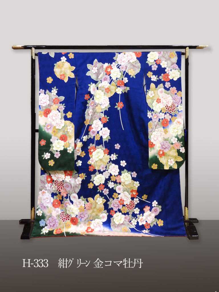 H-333
紺地